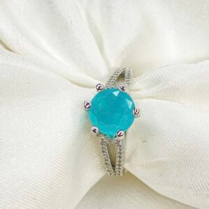 Ocean breeze zircon Adjustable ring