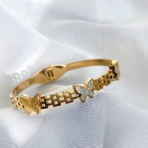 Modern butterfly bracelet