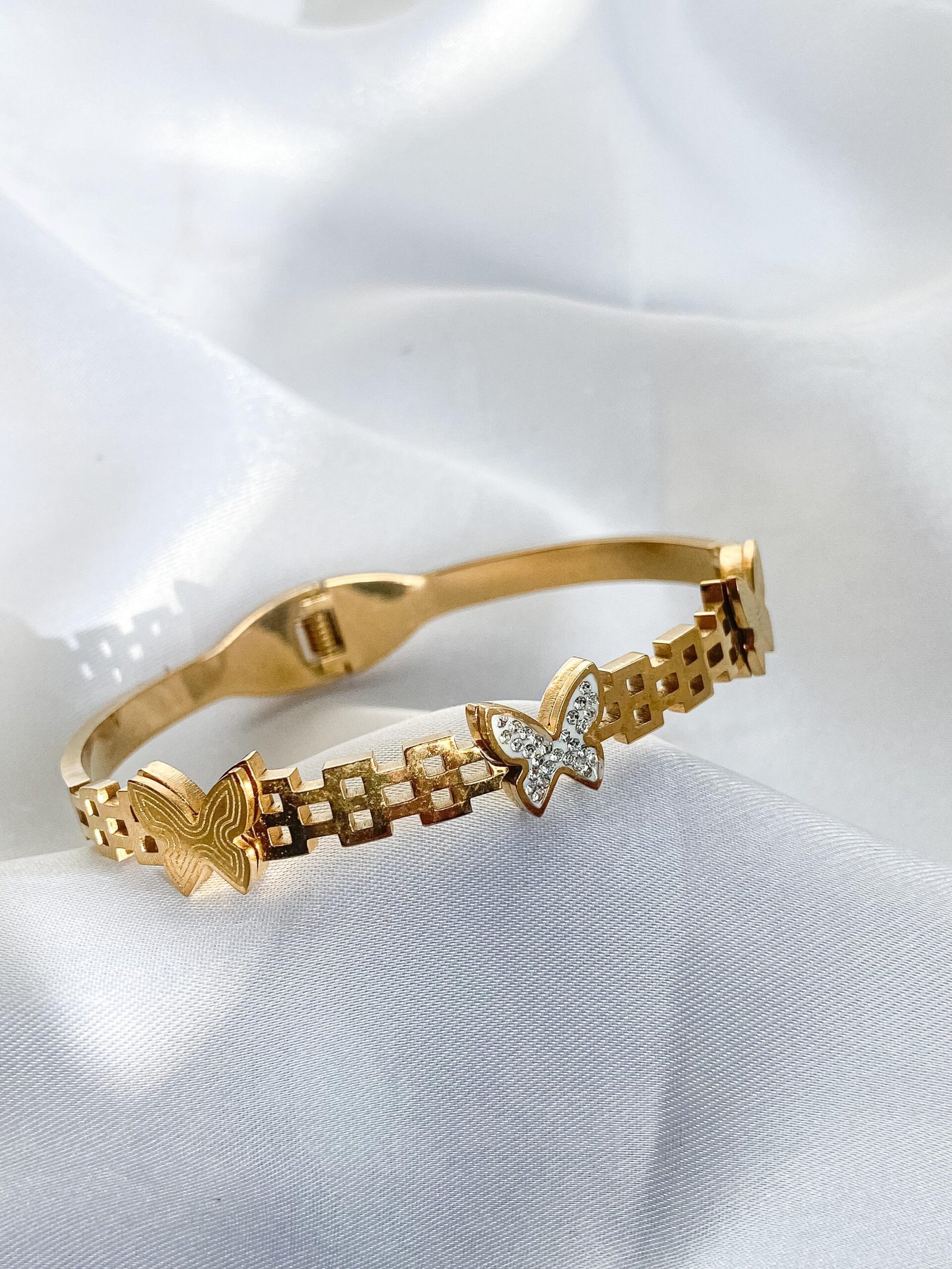 Modern butterfly bracelet